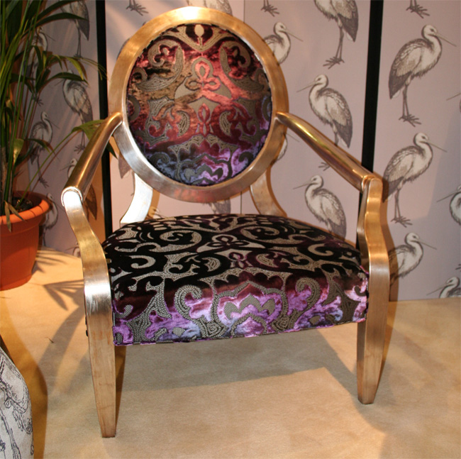 A stunning new fabric for The Duresta Nero Chair